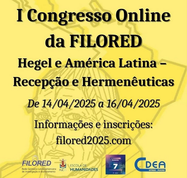 I Congresso Online da FILORED: Hegel e América Latina - Recepção e Hermenêuticas