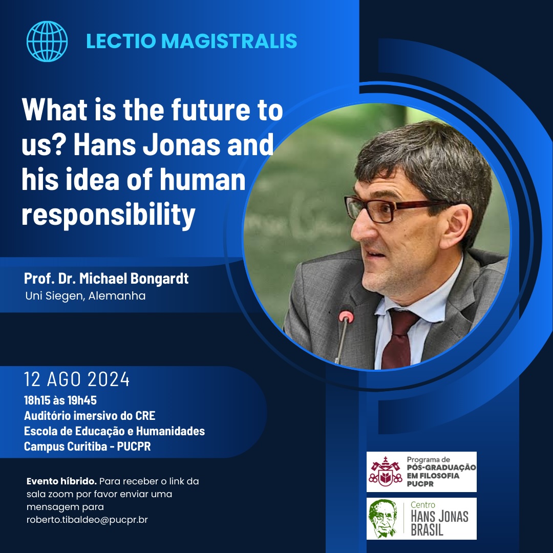 Palestra: What is the future to us? Hans Jonas and his idea of human responsibility