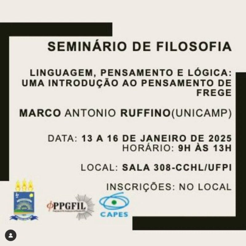 Linguagem, Pensamento e Lógica: uma introdução ao pensamento de Frege