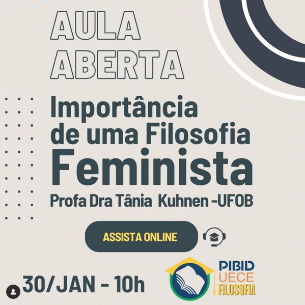 Aula aberta com a Professora Dra Tânia Kuhnen