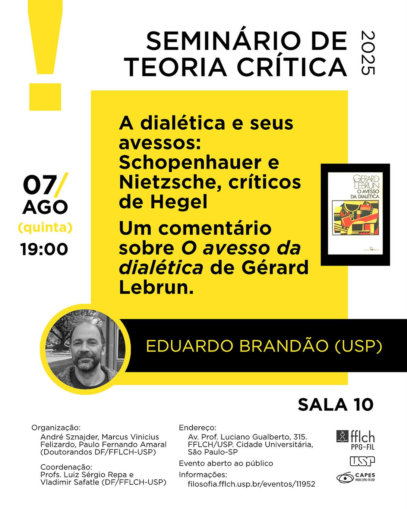 Seminário de Teoria Crítica 2025