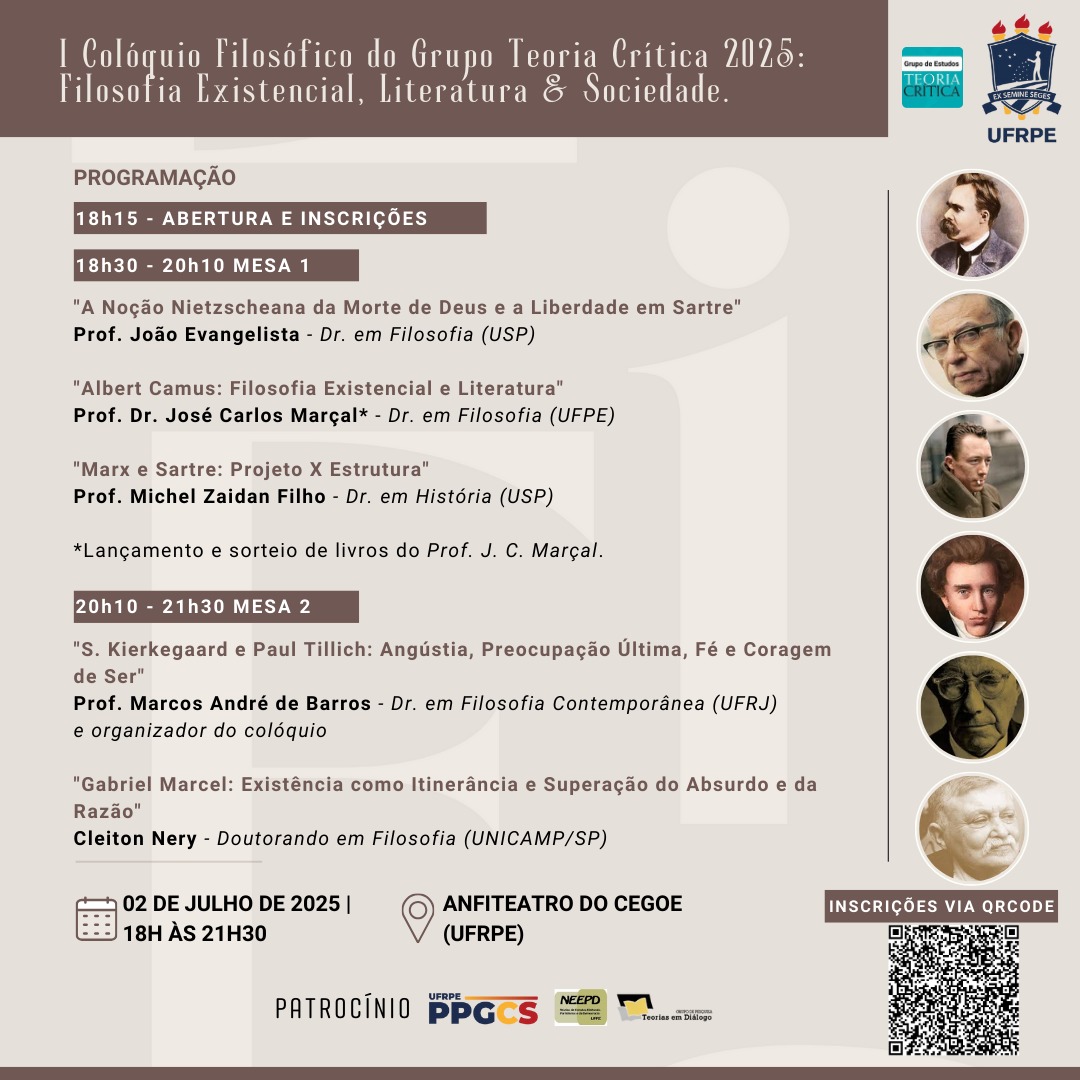 I Colóquio Filosófico do Grupo Teoria Crítica 2025