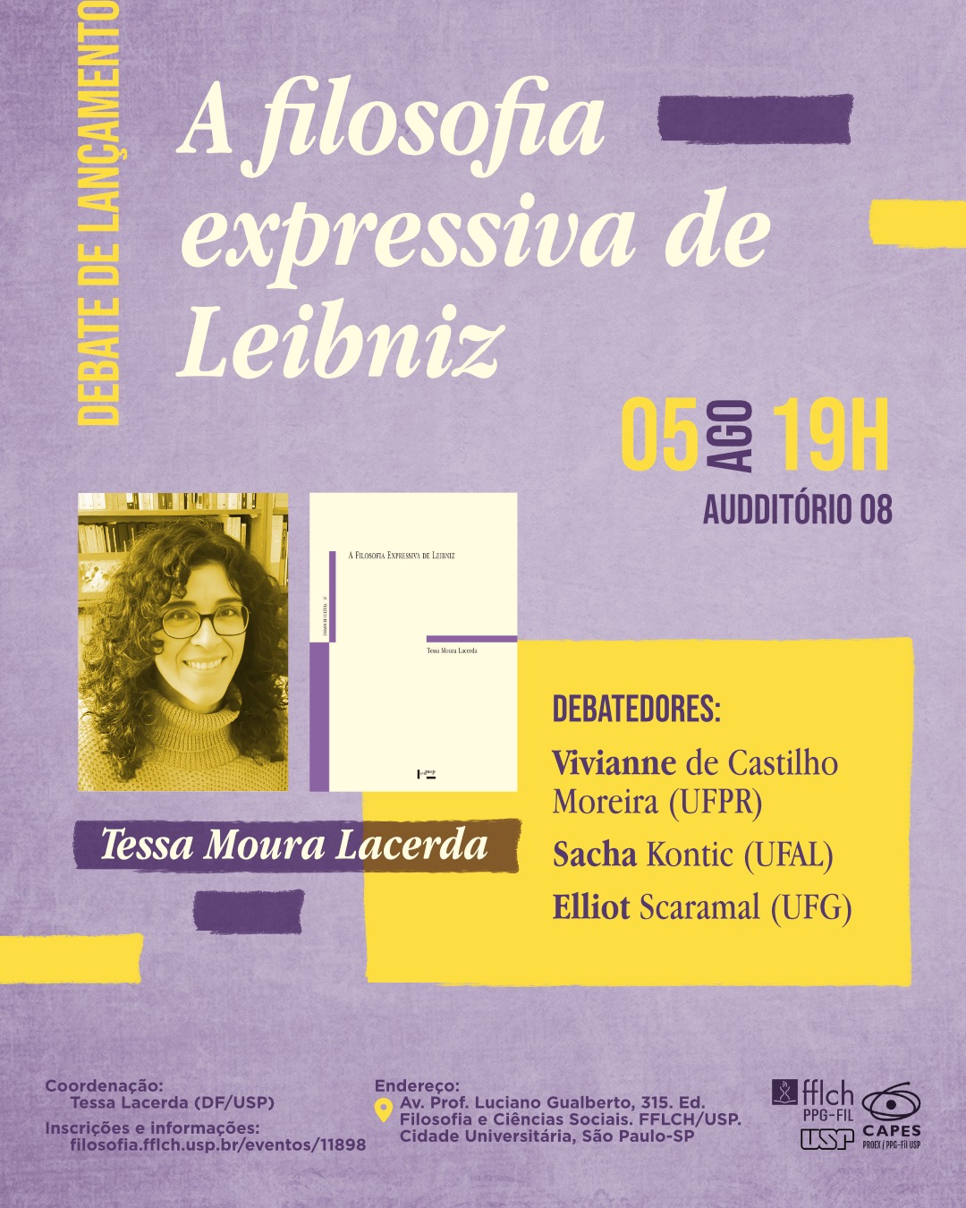 A filosofia expressiva de Leibniz - Debate de lançamento