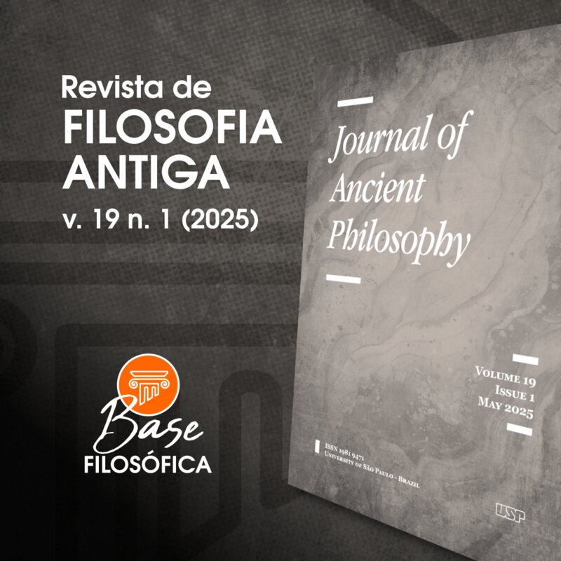 Revista de Filosofia Antiga lança nova edição