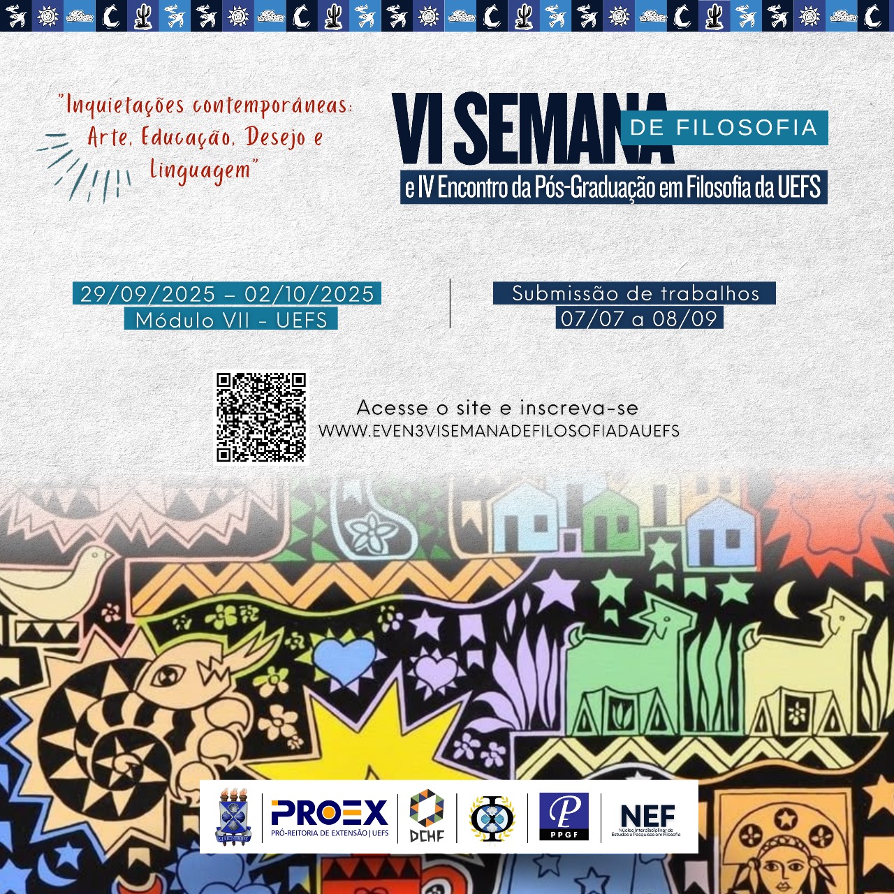 VI Semana de Filosofia da UEFS e IV Encontro da Pós-Graduação em Filosofia da UEFS