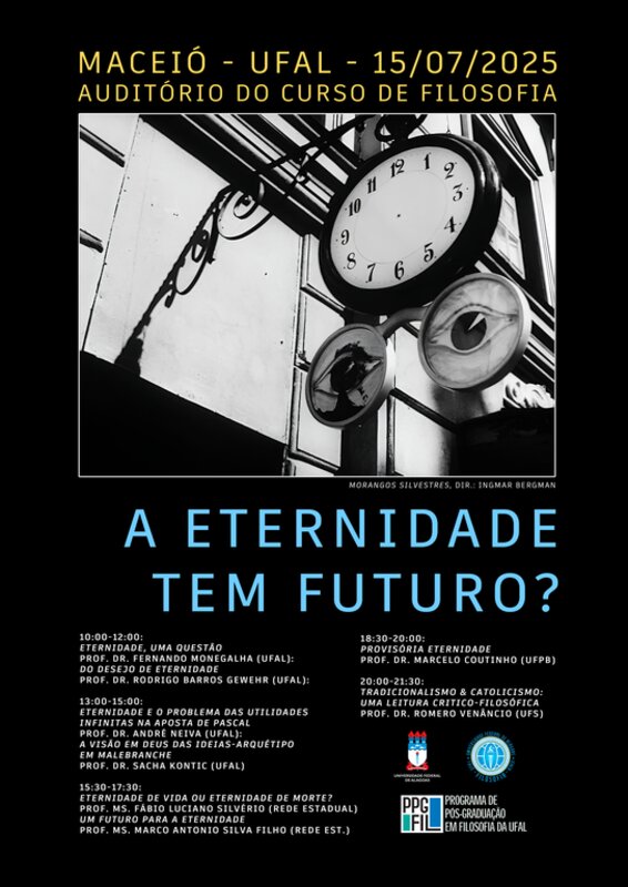 Jornada Filosófica: "A eternidade tem futuro?"