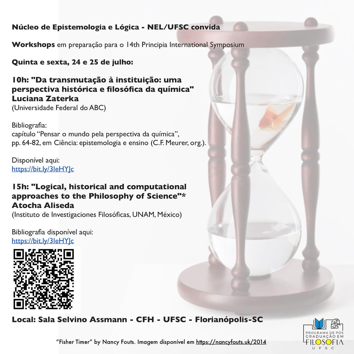 Workshops em Preparação para o 14th Principia International Symposium