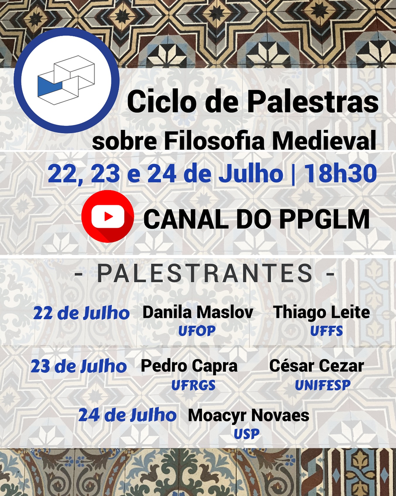 Ciclo de Palestras sobre Filosofia Medieval