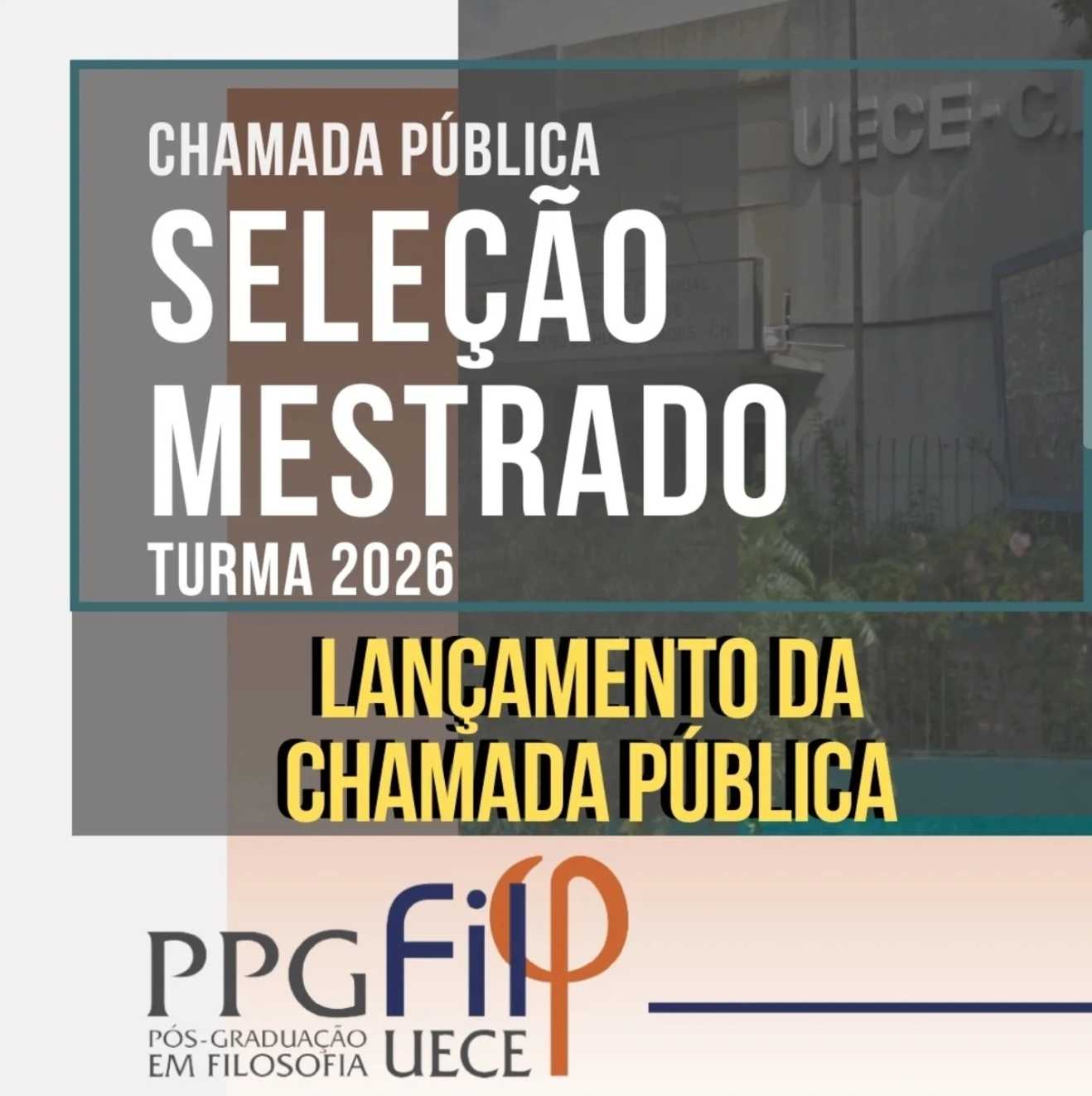 Seleção de Mestrado 2026 - PPGFIL/UECE