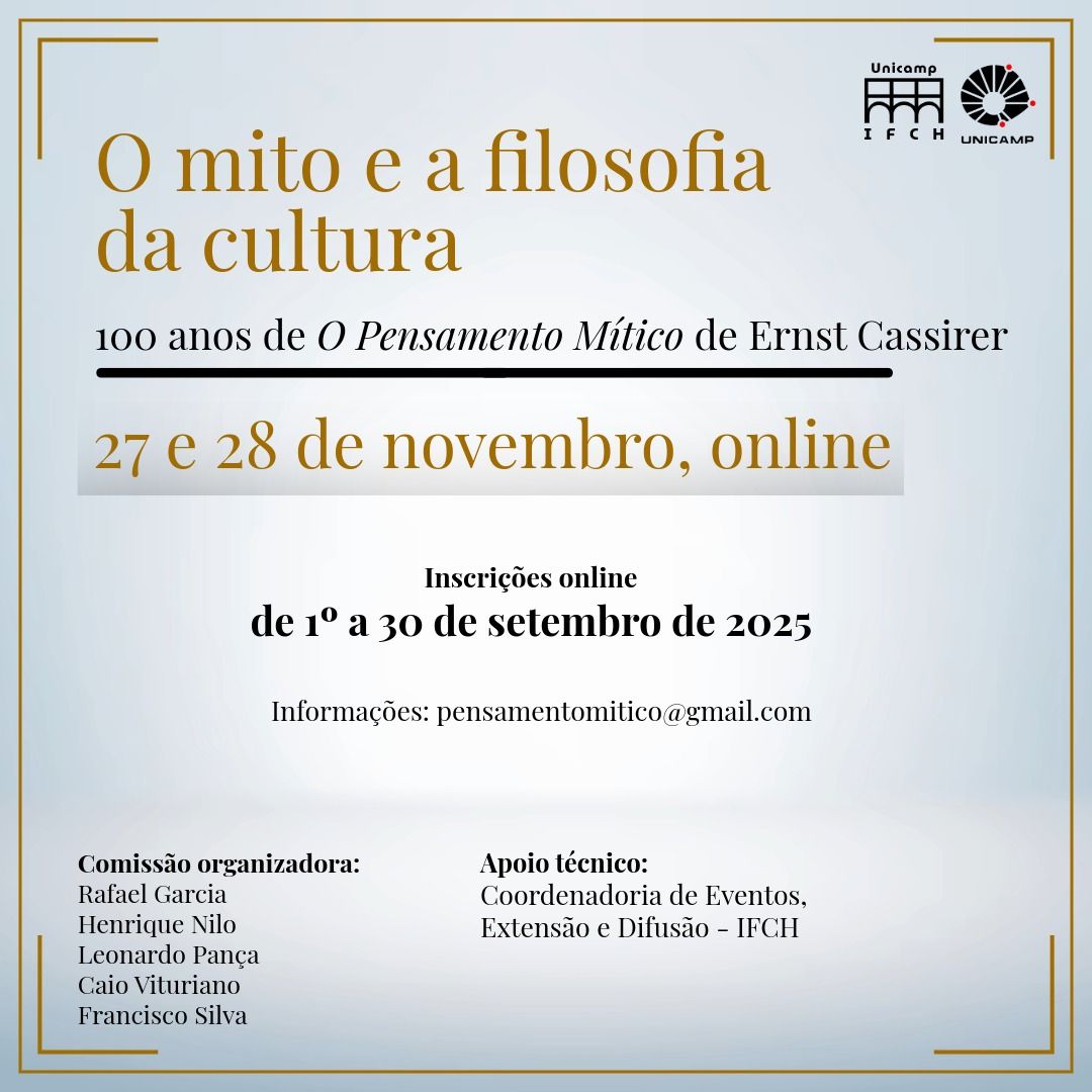 O Mito e a Filosofia da Cultura: 100 anos de O Pensamento Mítico de Ernst Cassirer
