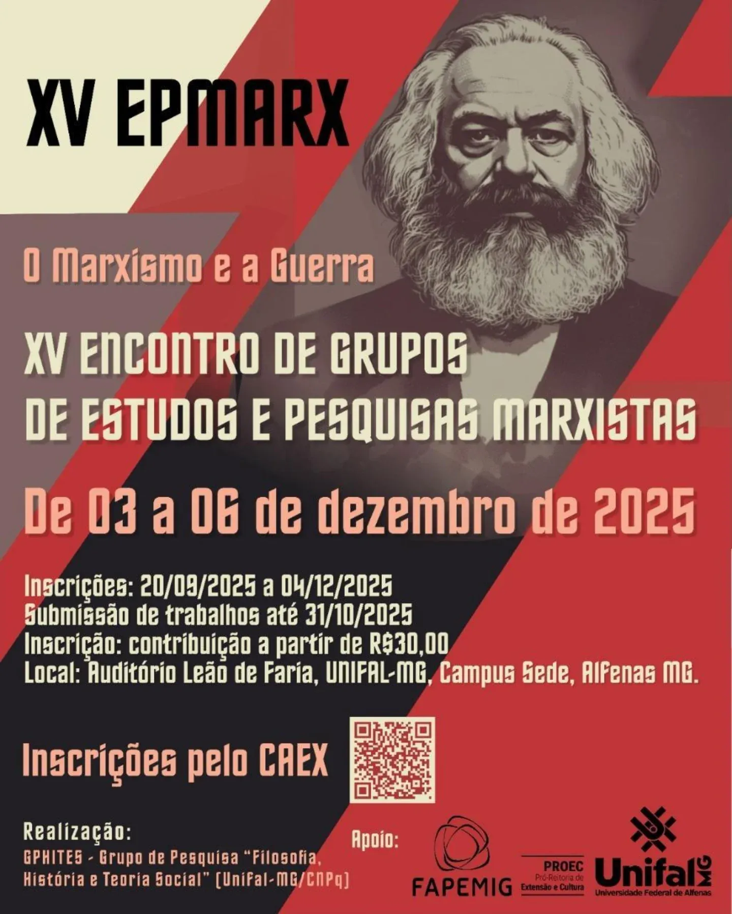 XV Encontro de Grupos de Estudos e Pesquisas Marxistas - EPMARX