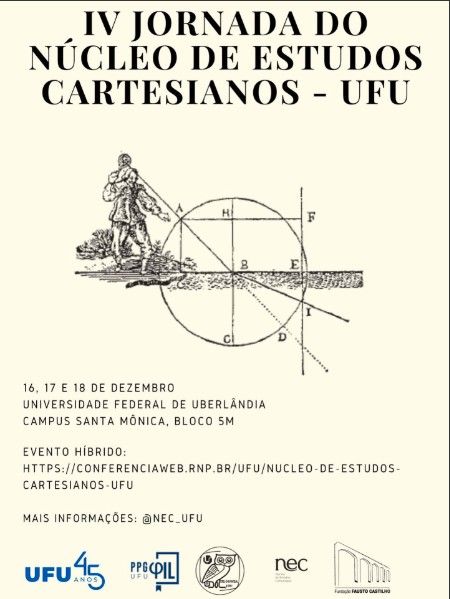 IV Jornada do Núcleo de Estudos Cartesianos da Universidade Federal de Uberlândia (NEC-UFU)